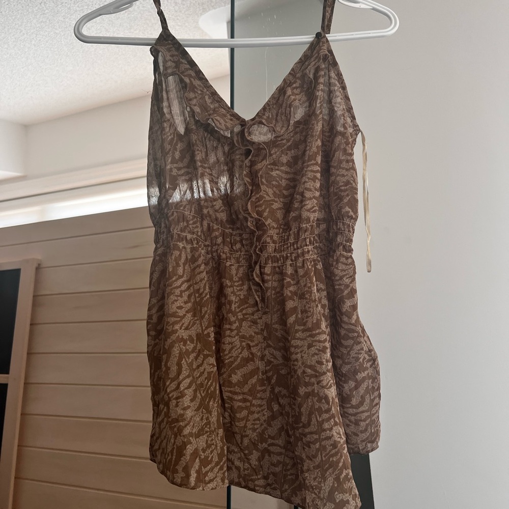 Marciano Animal Print Blouse